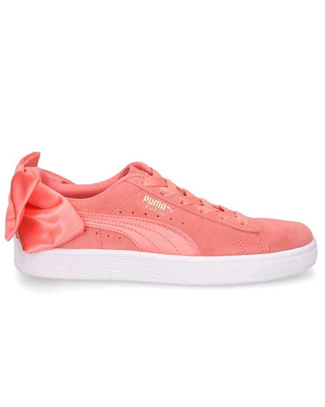 PUMA Pink (Wmns) Suede Bow 'Shell'