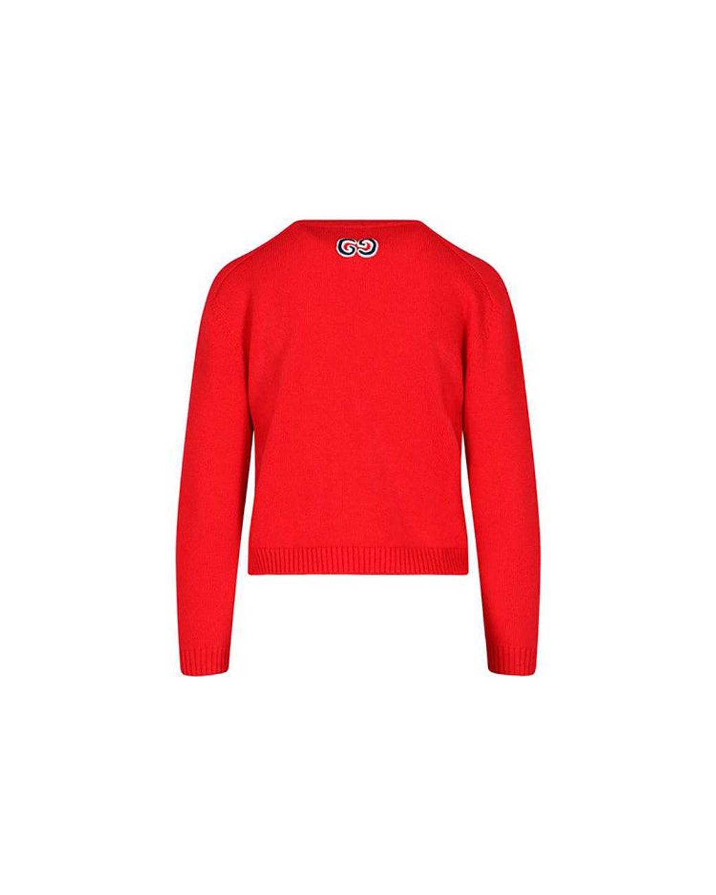 Gucci Red (Wmns) Knitted Wool Jumper
