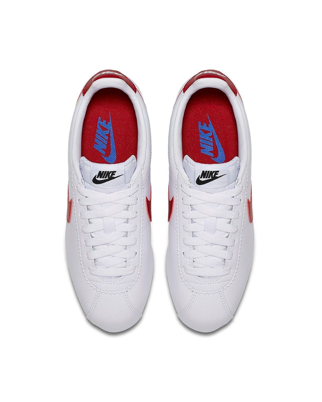 Nike White (Wmns) Classic Cortez Leather