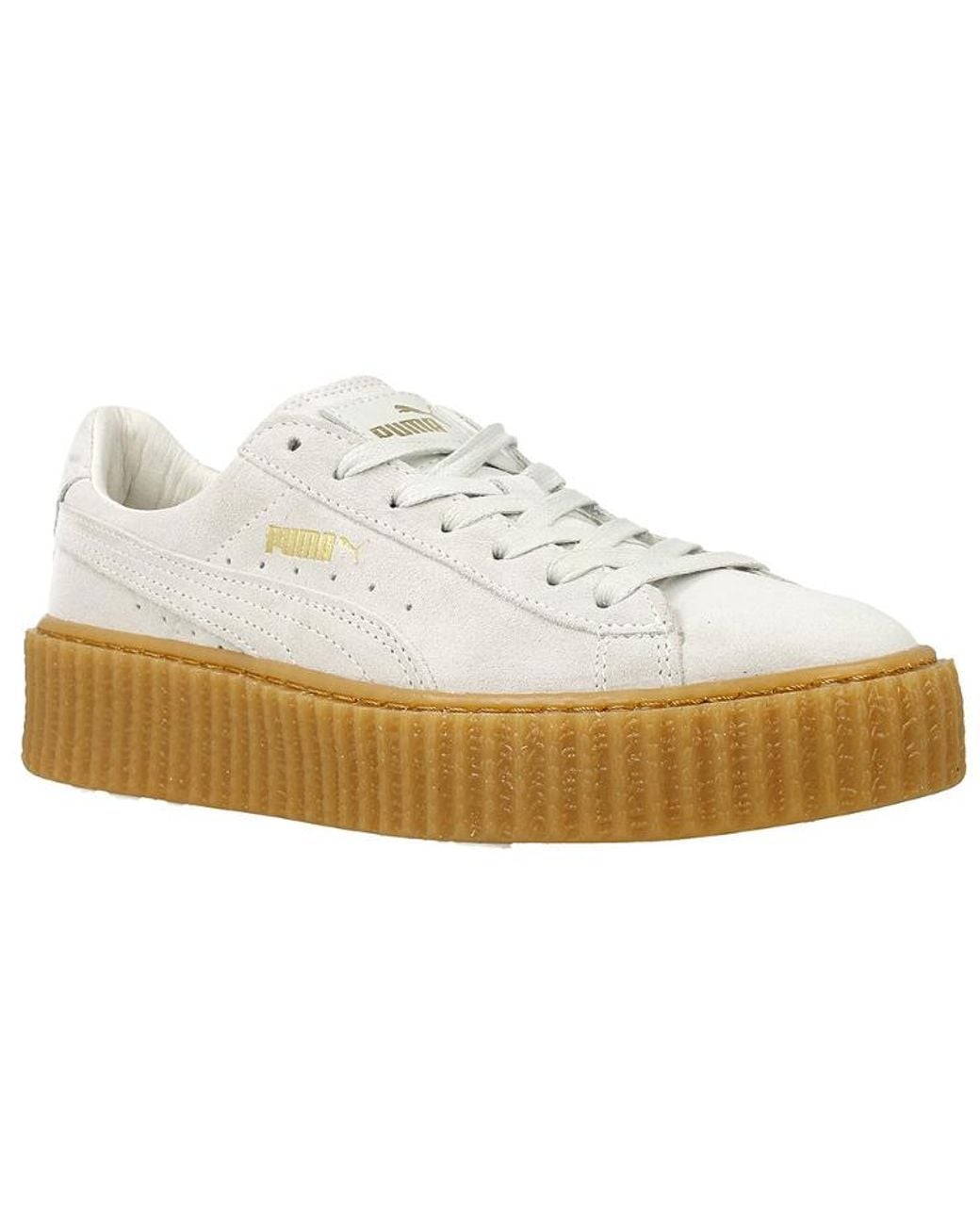 PUMA White (Wmns) Fenty X Suede Creepers 'Star'