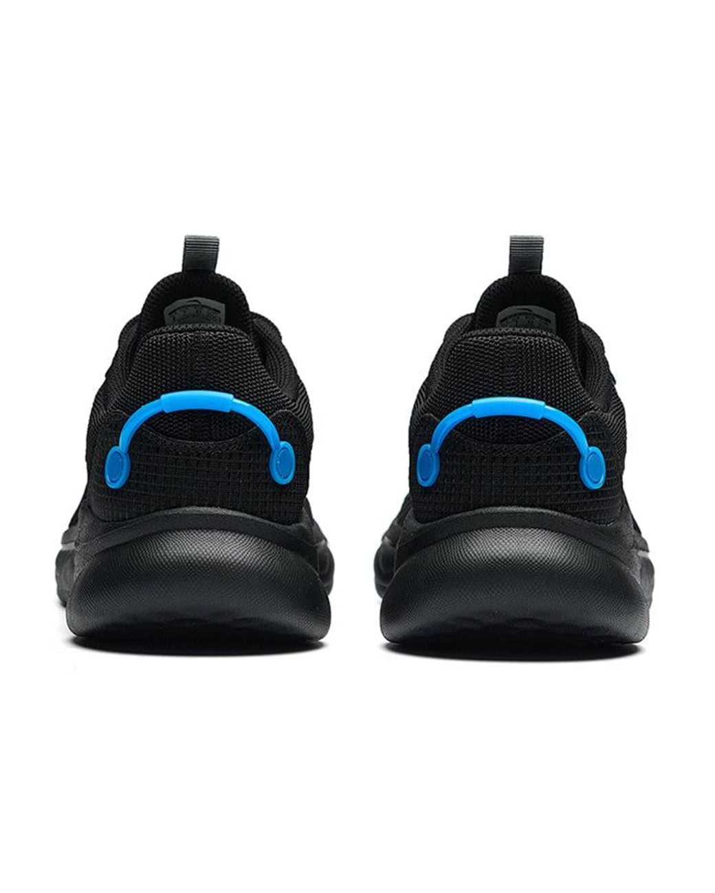 Anta Black Running Series Sneakers With Deco' for men