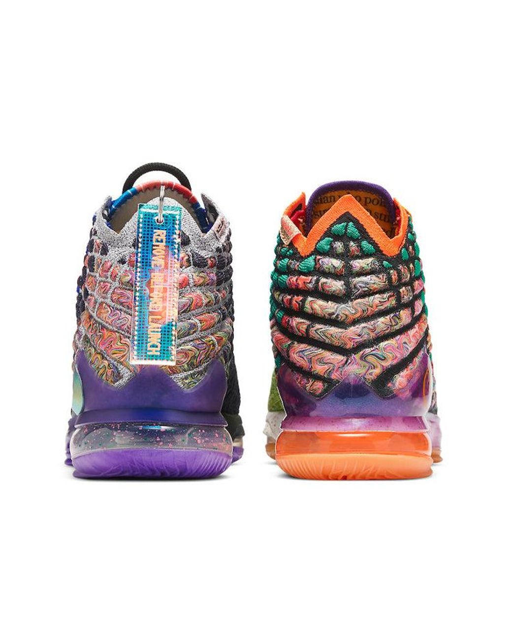 Nike Blue Lebron 17 Ep 'What The' for men