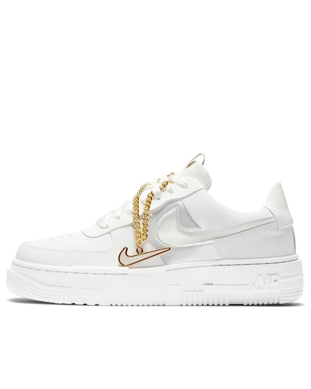 Nike White (Wmns) Air Force 1 Pixel Chain'