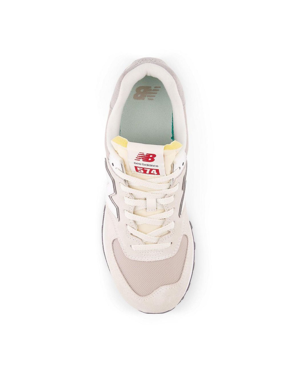 New Balance White 574 'Sea Salt' for men