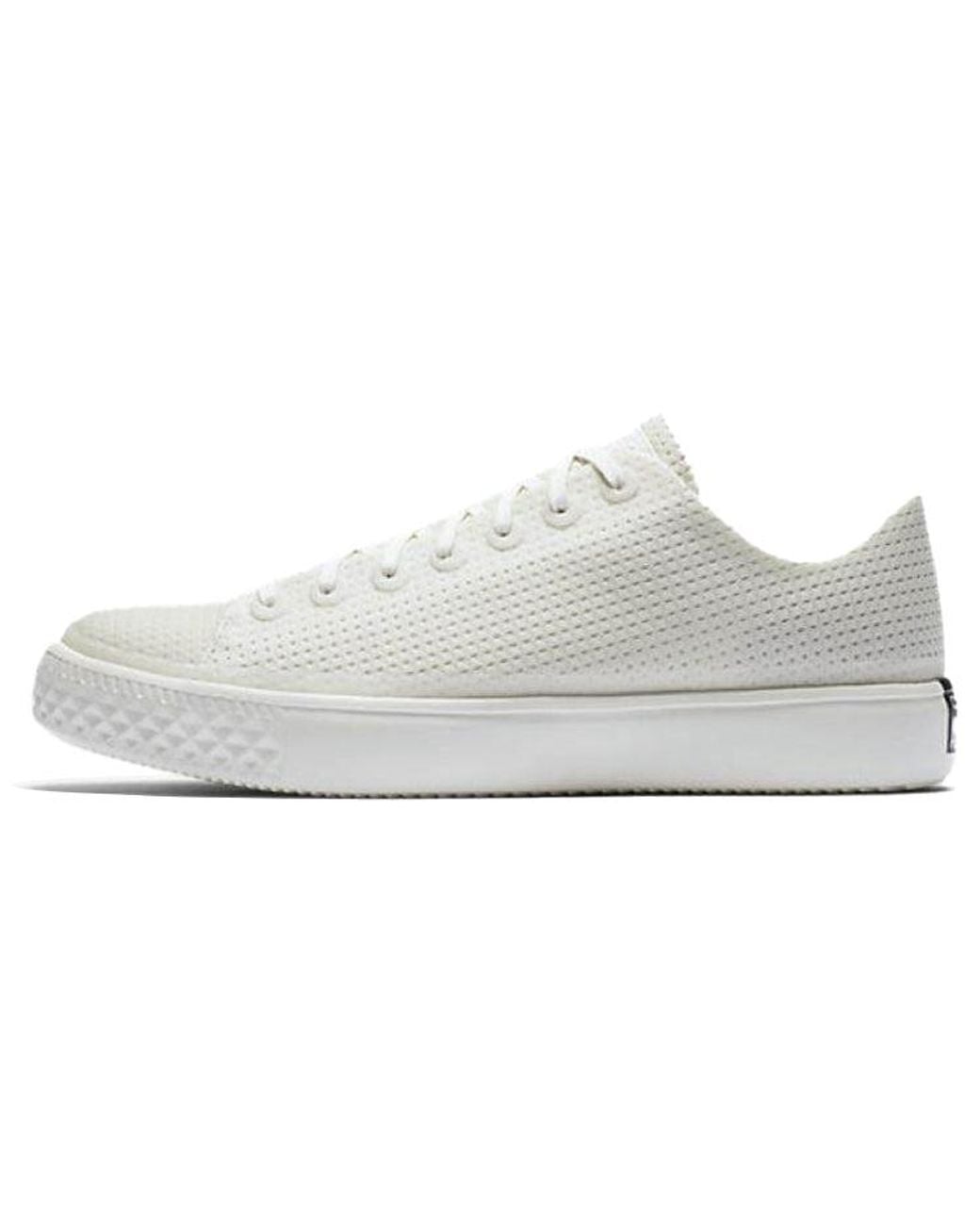 Converse White Chuck Taylor All Star Modern Future Mesh Low 'Buff' for men