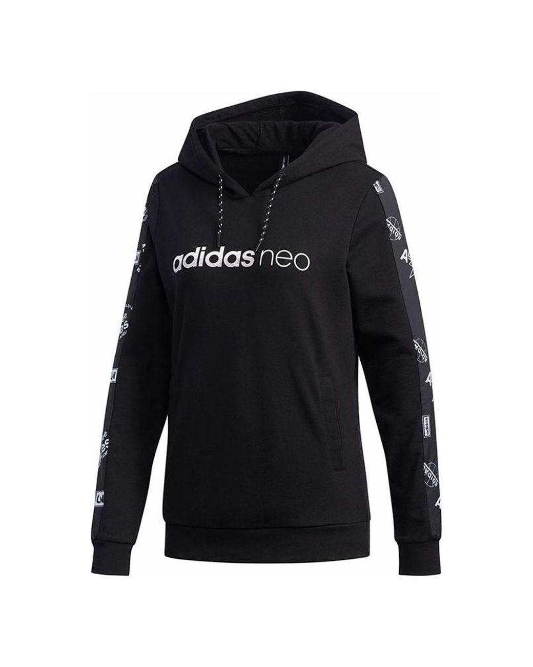 Adidas Black (Wmns) Neo Fav Hoodies