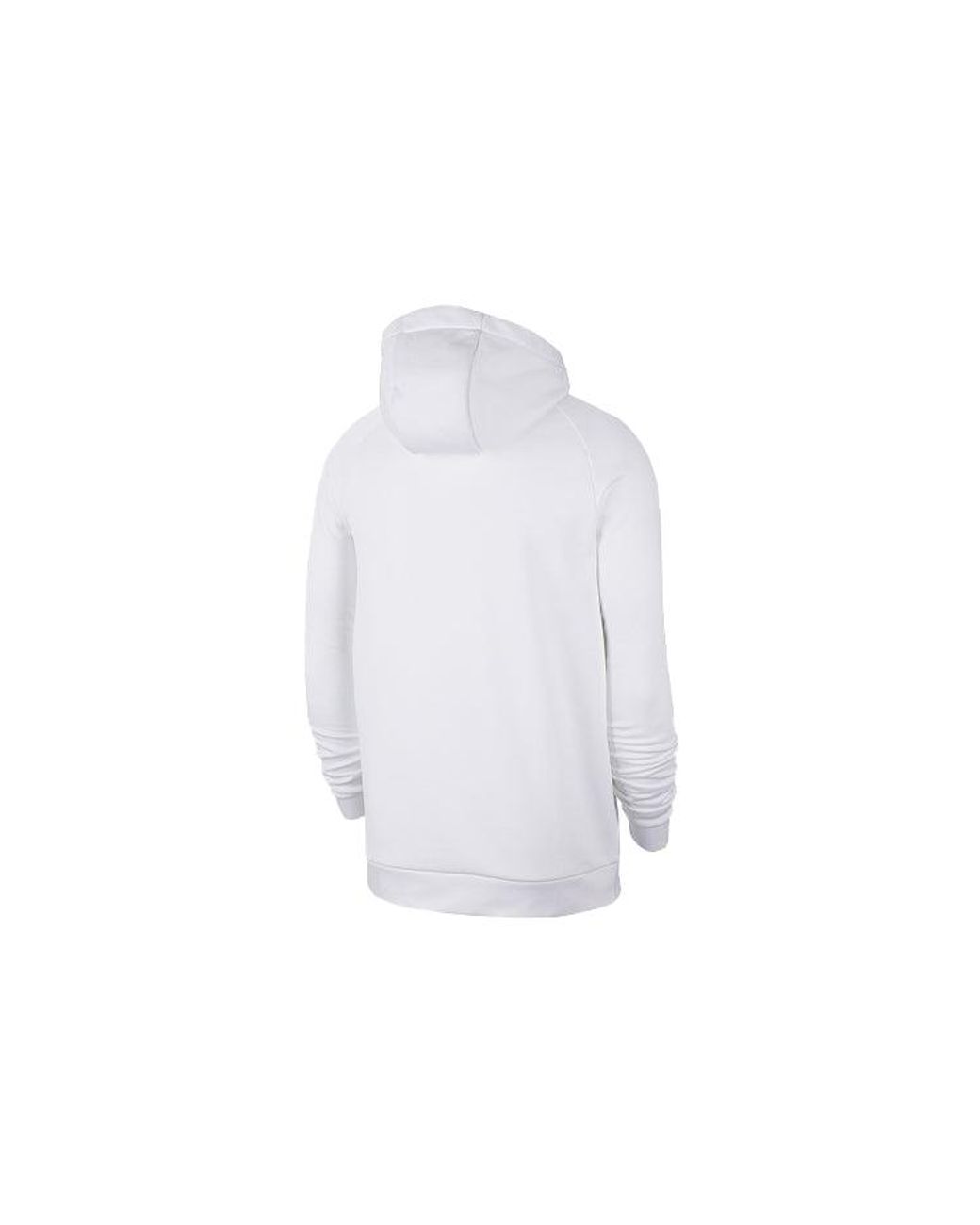 Nike White Logo Printing Fleece Lined Stay Warm Sports Pullover Drawstring for men