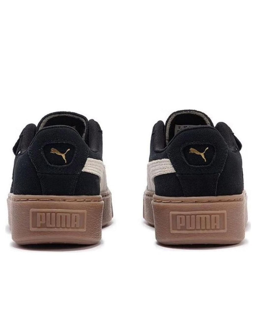 PUMA Blue (Wmns) Suede Platform Cutout