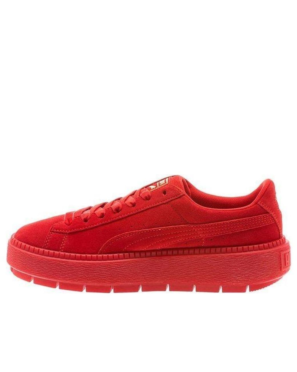 PUMA Red Batman X Suede Classic 'black Barbados Cherry'