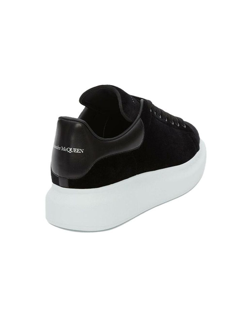 McQueen Black (Wmns) Oversized Sneaker 'Smooth'