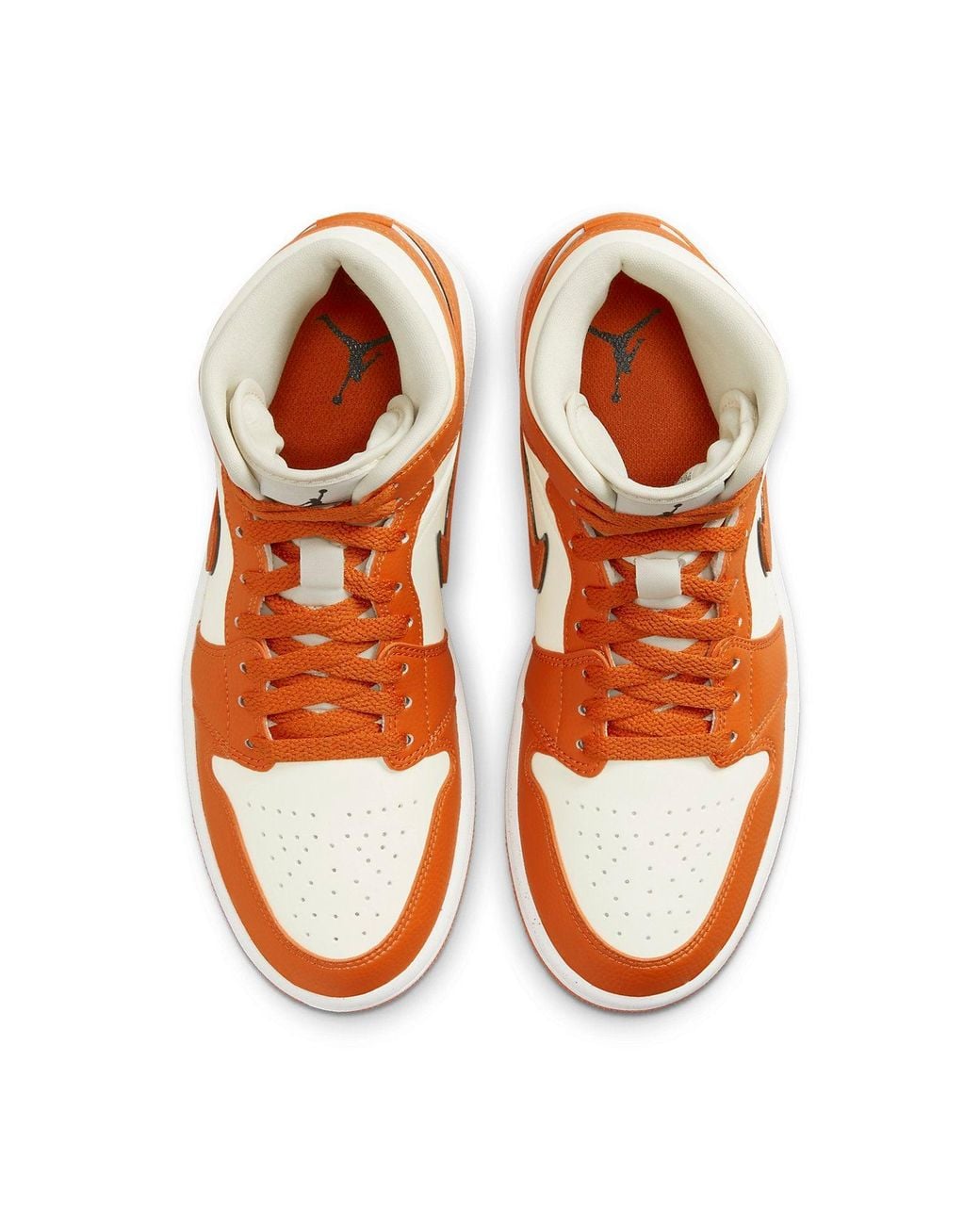 Nike Orange Air 1 Mid