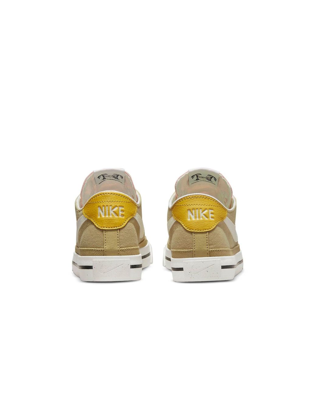 Nike White Court Legacy Canvas Next Nature 'Wheat Grass Sail for men