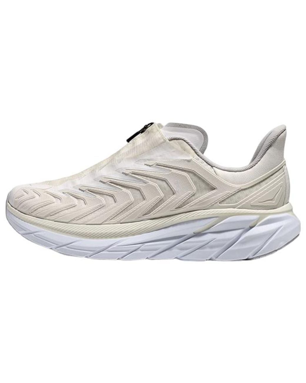 Hoka One One White Project Clifton 'Blanc De Blanc' for men
