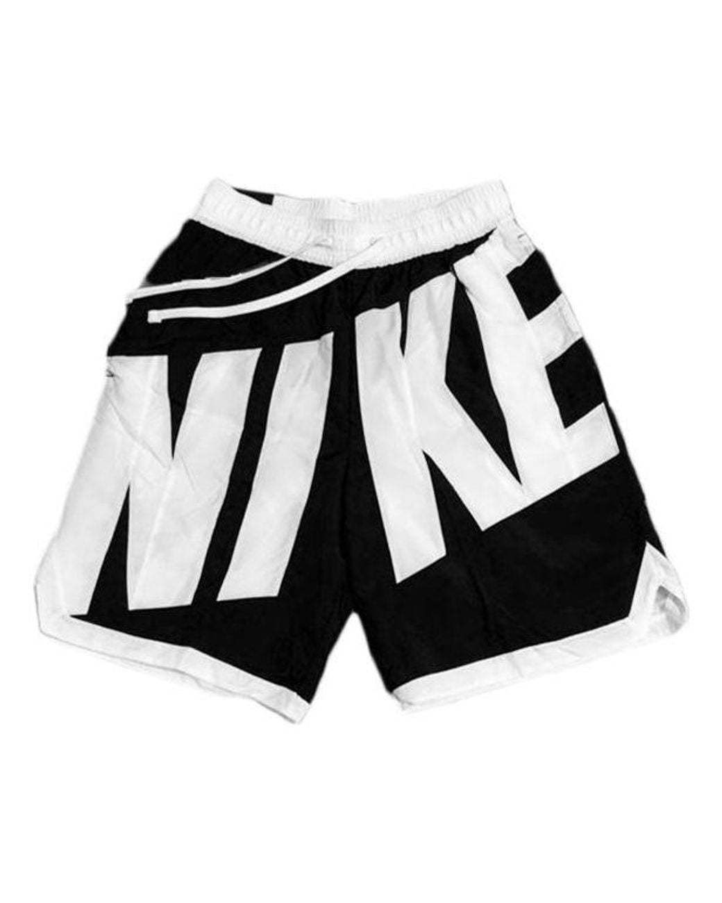 Nike Black Retro Large Logo Sports Quick Dry Shorts for men