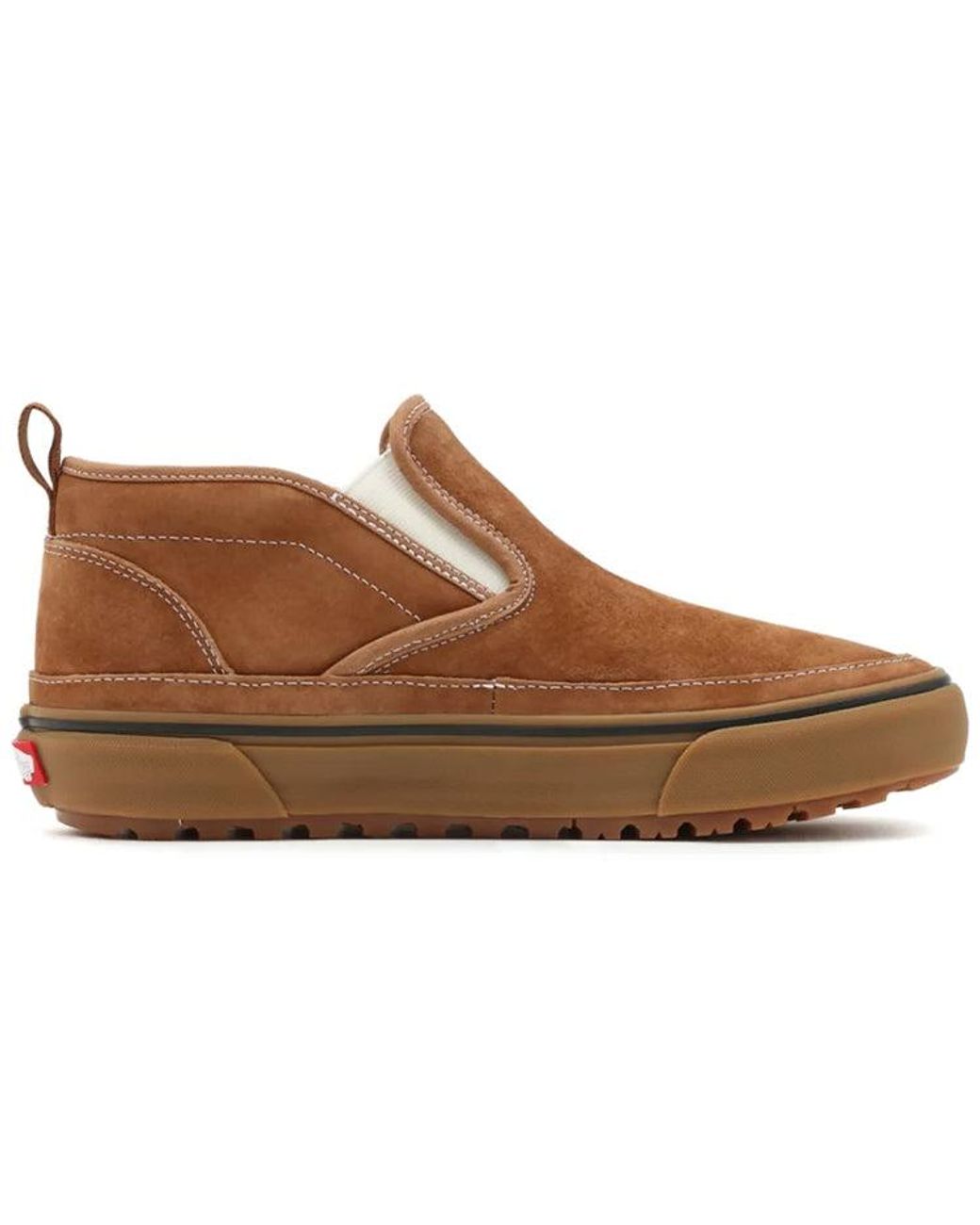 Vans Brown Mid Slip Mte-1 Sneakers for men