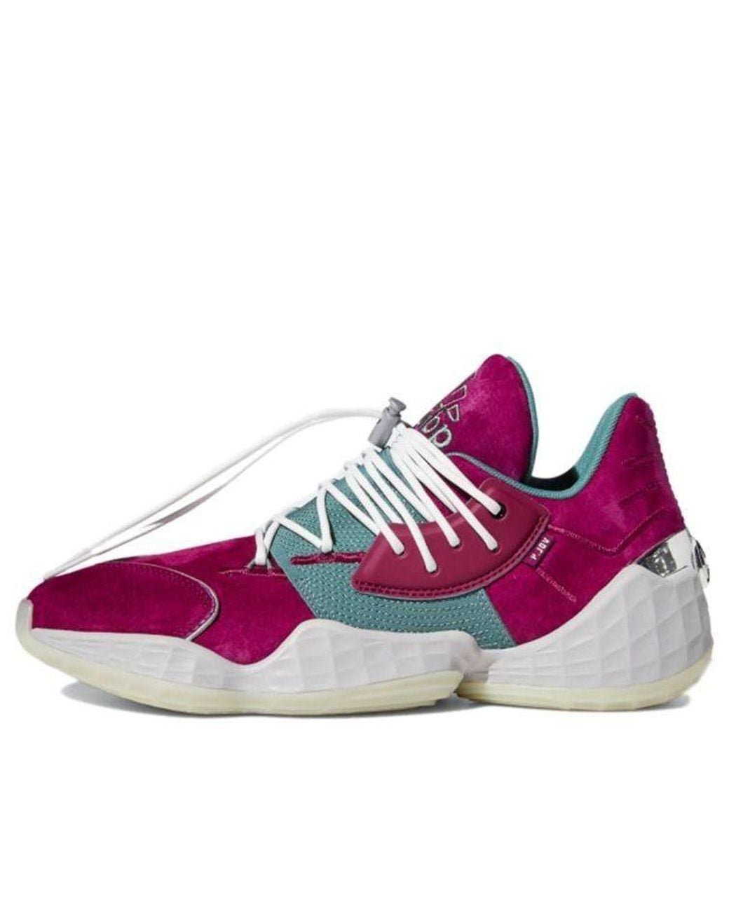 Adidas Purple X Daniel Patrick Harden Volume 4 'Power Berry Tech Emerald' for men
