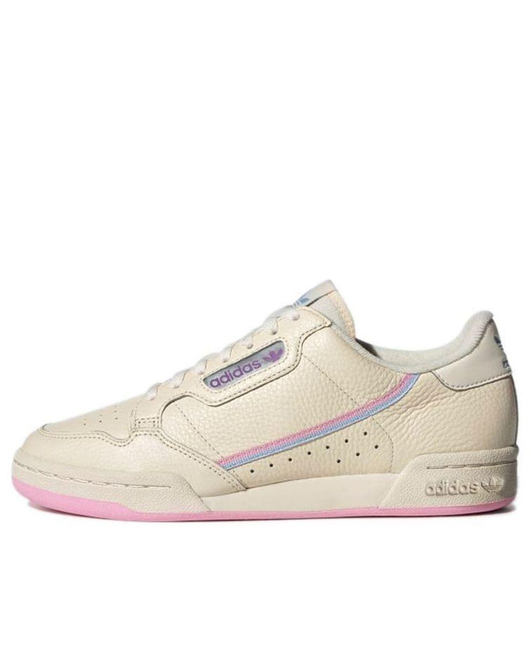 adidas Continental 80 'ecru Tint Pink' in White | Lyst
