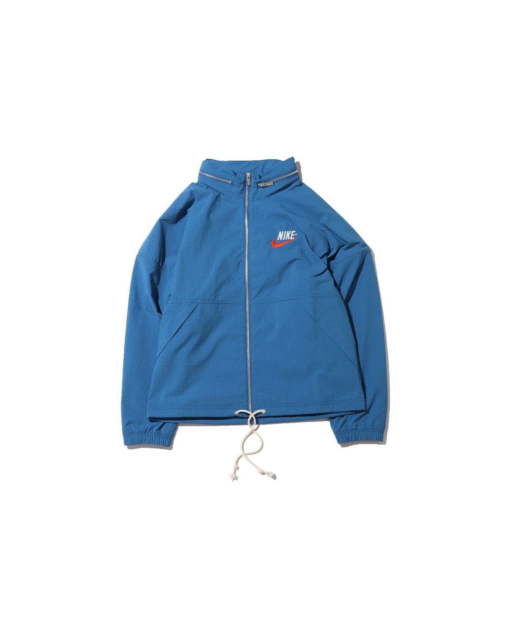 Nike Blue Sportswear Alphabet Logo Woven Jacket for men