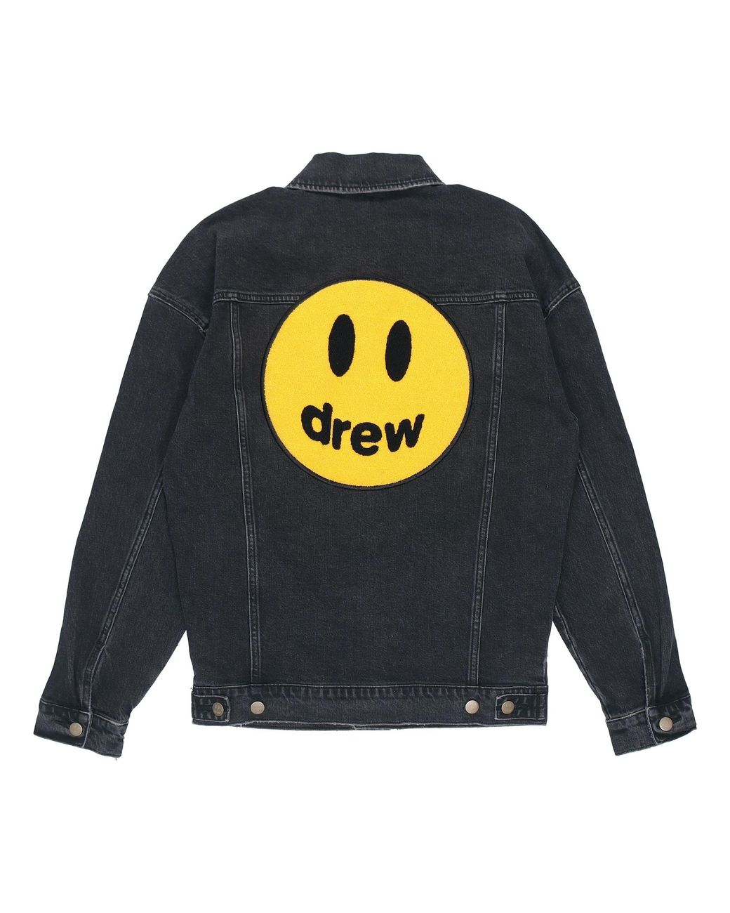 Drew House Blue Chenille Mascot Patch Trucker Jacket for men