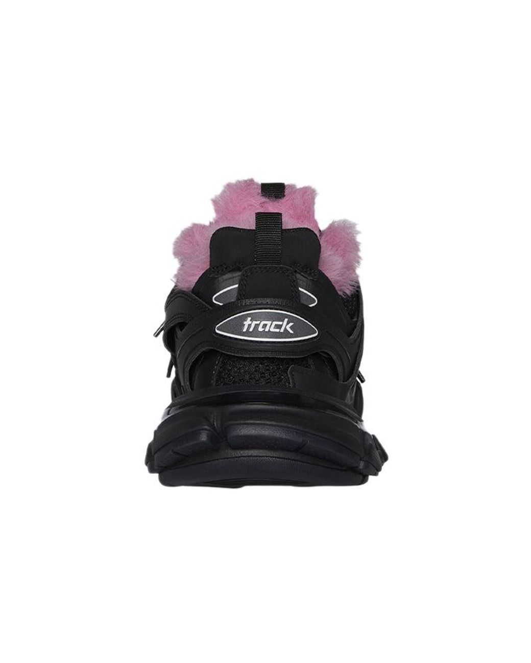 Balenciaga Black (Wmns) Track Sneakers Fake Fur'