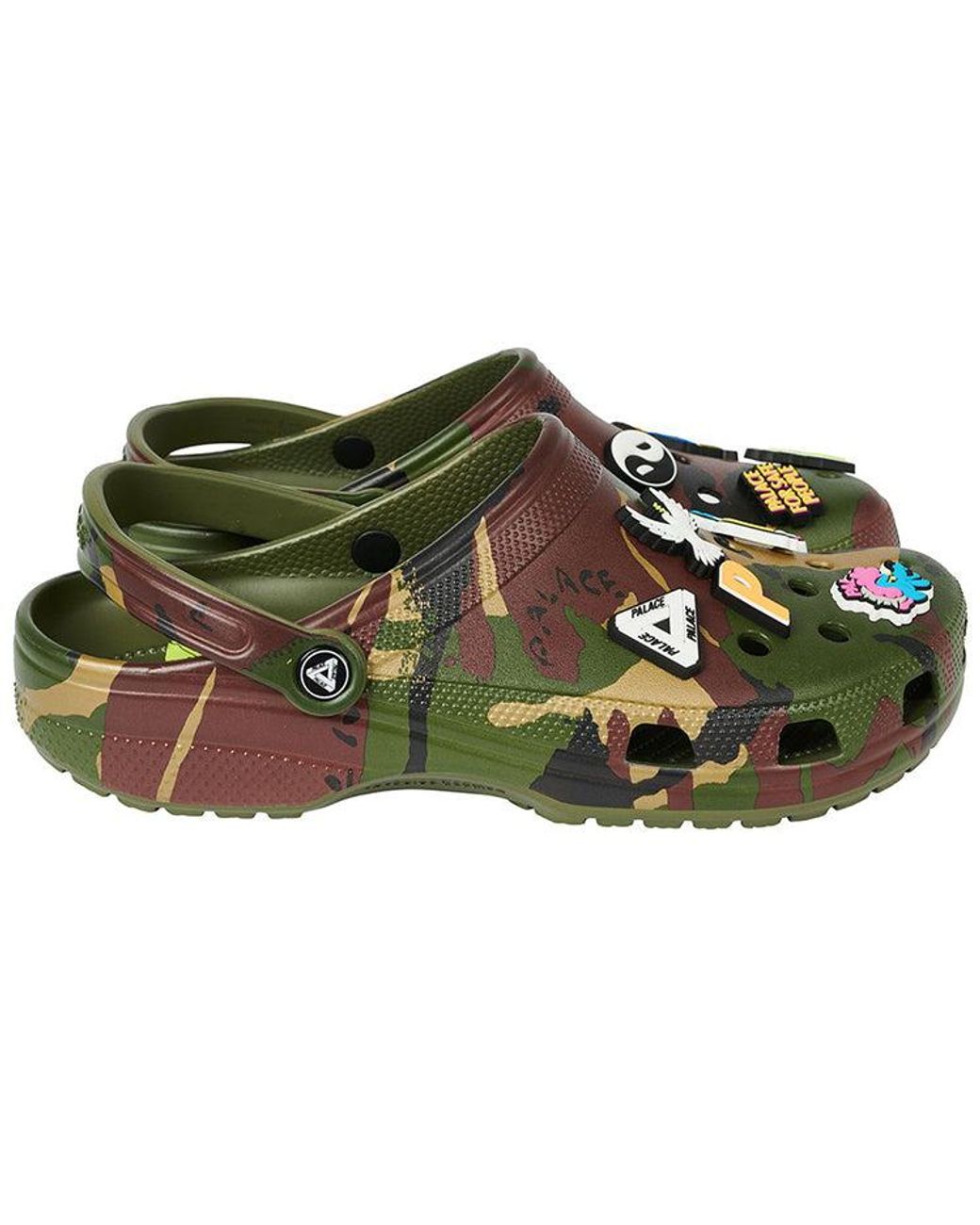 CROCSTM Brown X Palace Classic Clog 'Jungle Camo' for men