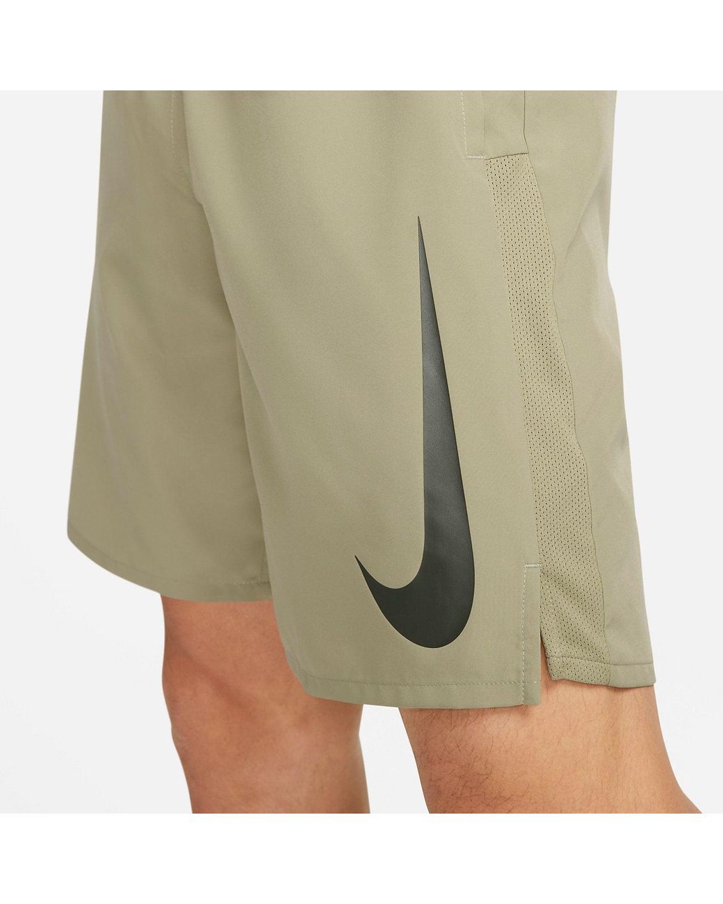 Nike Green Dri-Fit Challenger Running Shorts for men
