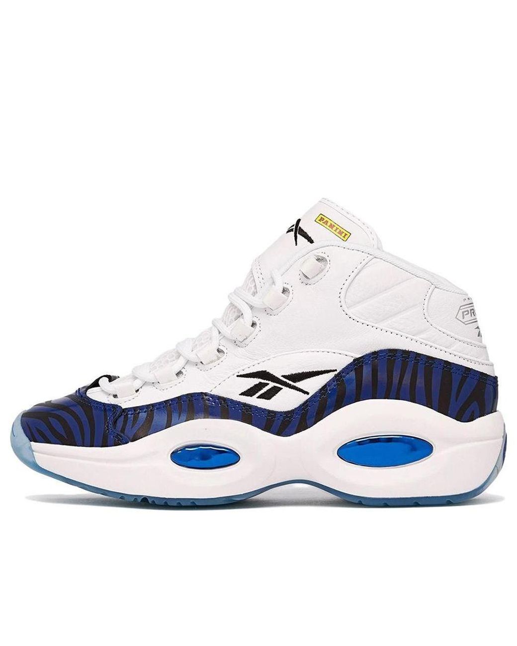 Reebok Blue Question Mid X Panini 'Tiger Prizm' for men