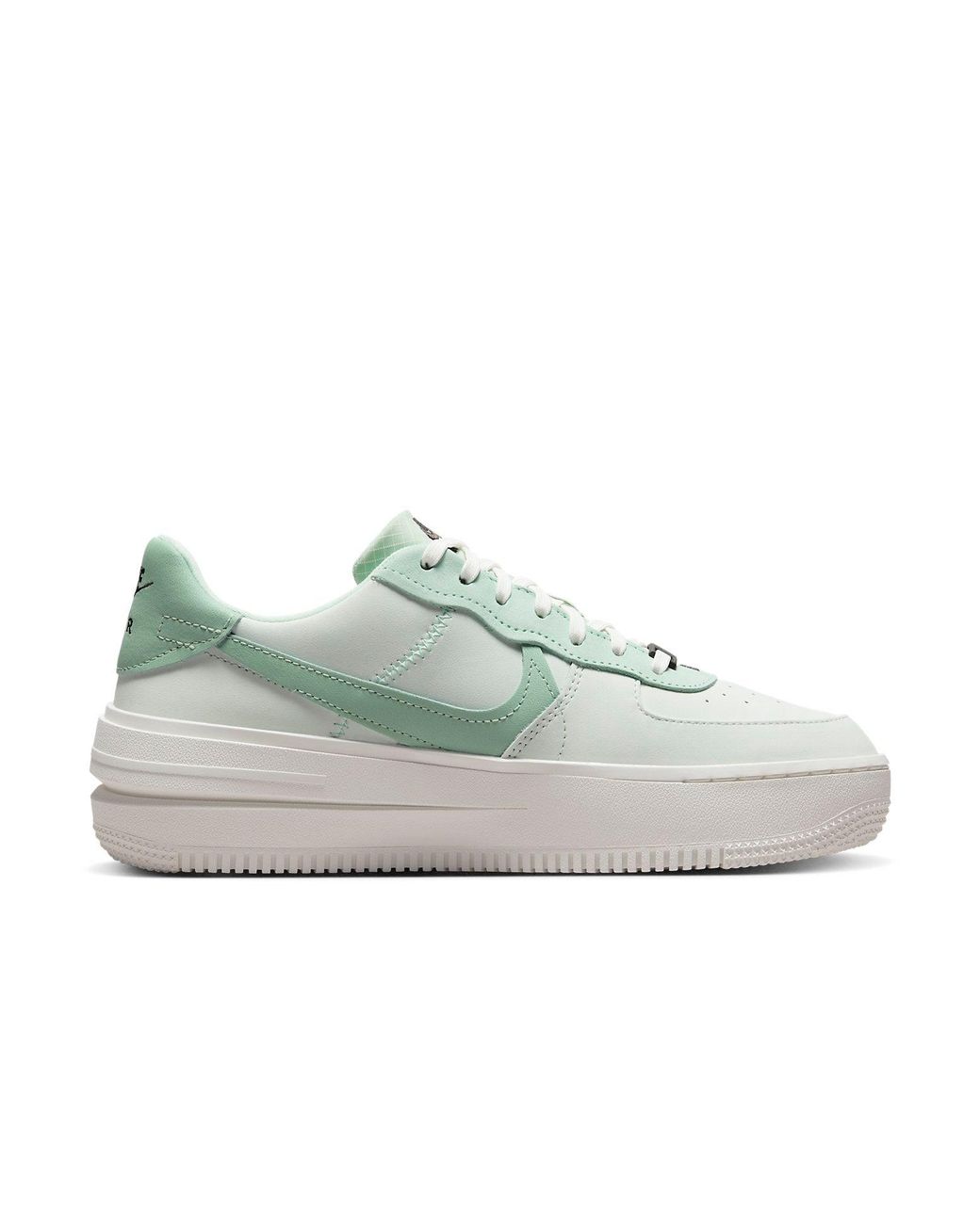 Nike White (Wmns) Air Force 1 Plt.Af.Orm 'Barely'