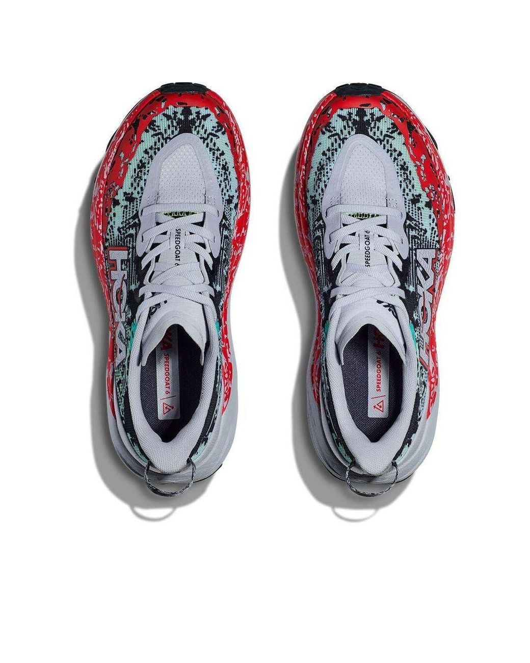 Hoka One One Red Speedgoat 6 'Gull Stormy Skies' for men