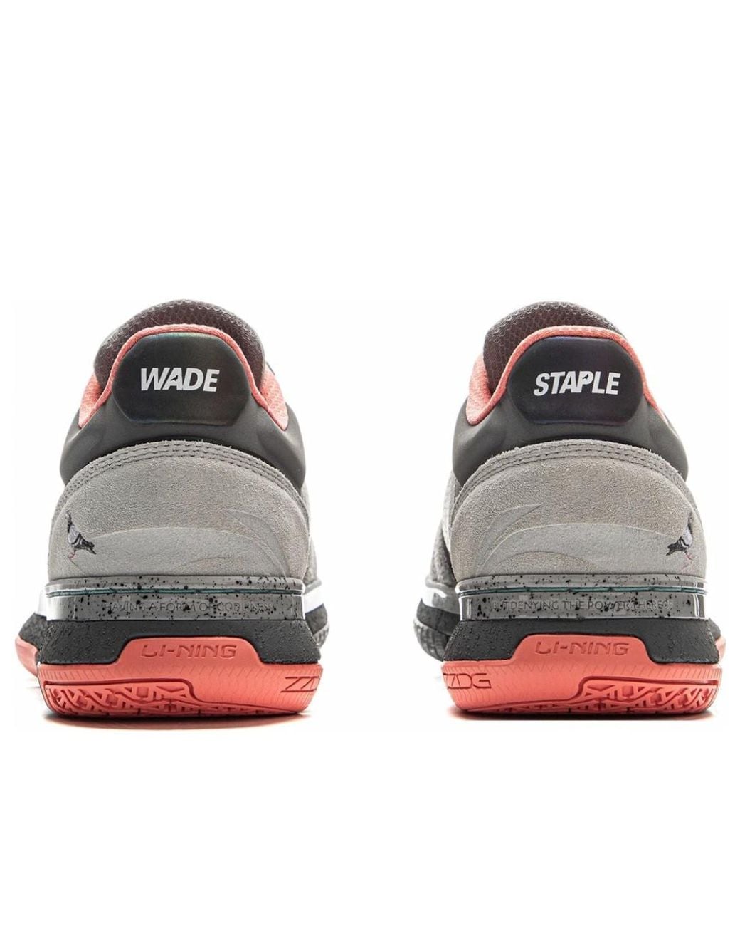 Li-ning Gray X Staples Way Of Wade 1 Low Pigeon' for men