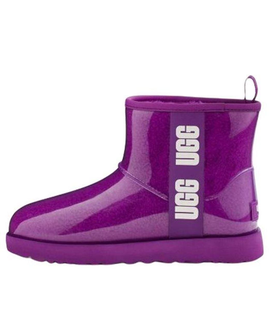 Ugg Purple Classic Clear Mini