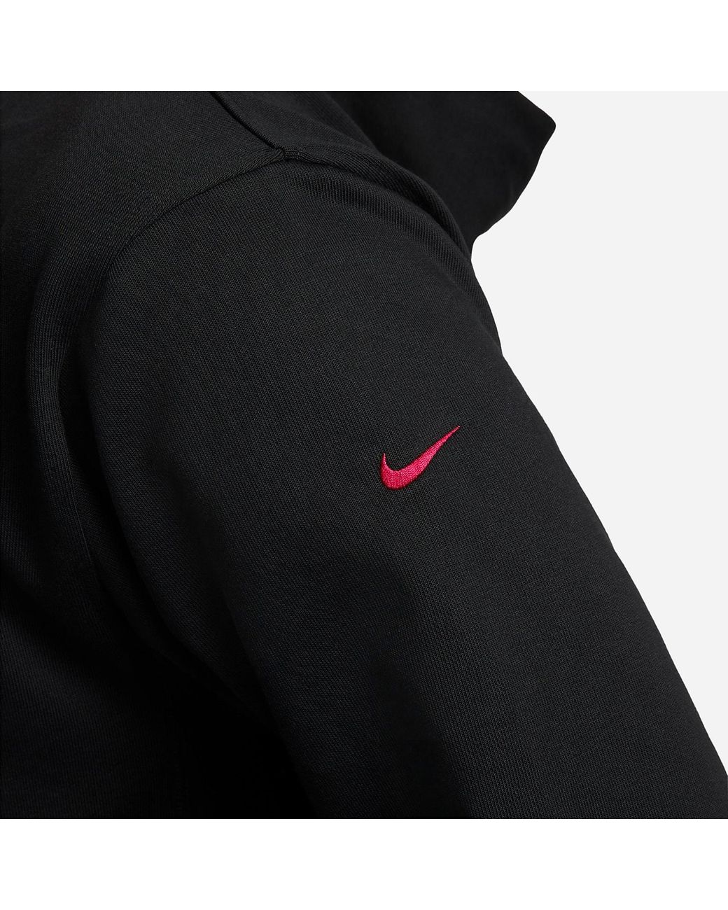 Nike Black Lebron James X Liverpool Fc Pullover Hoodie for men