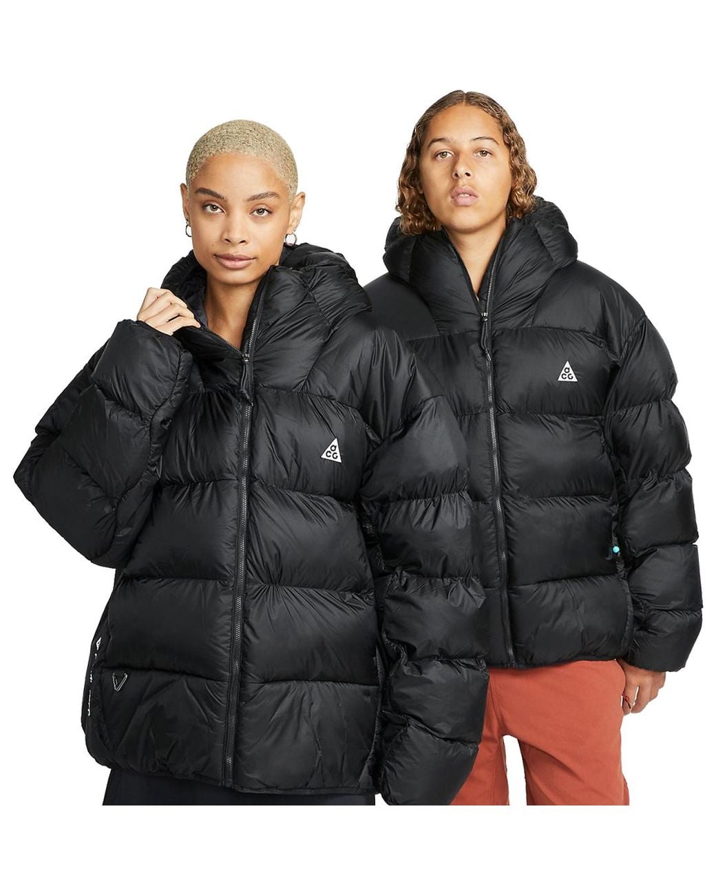 Nike Black Acg Lunar Lake Puffer Jacket 'Triple' for men