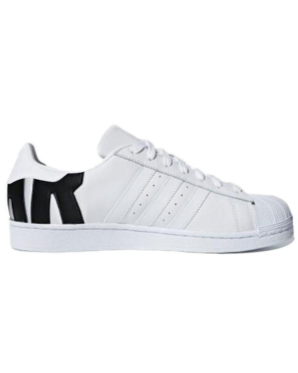 Adidas White Superstar 'Big Logo' for men
