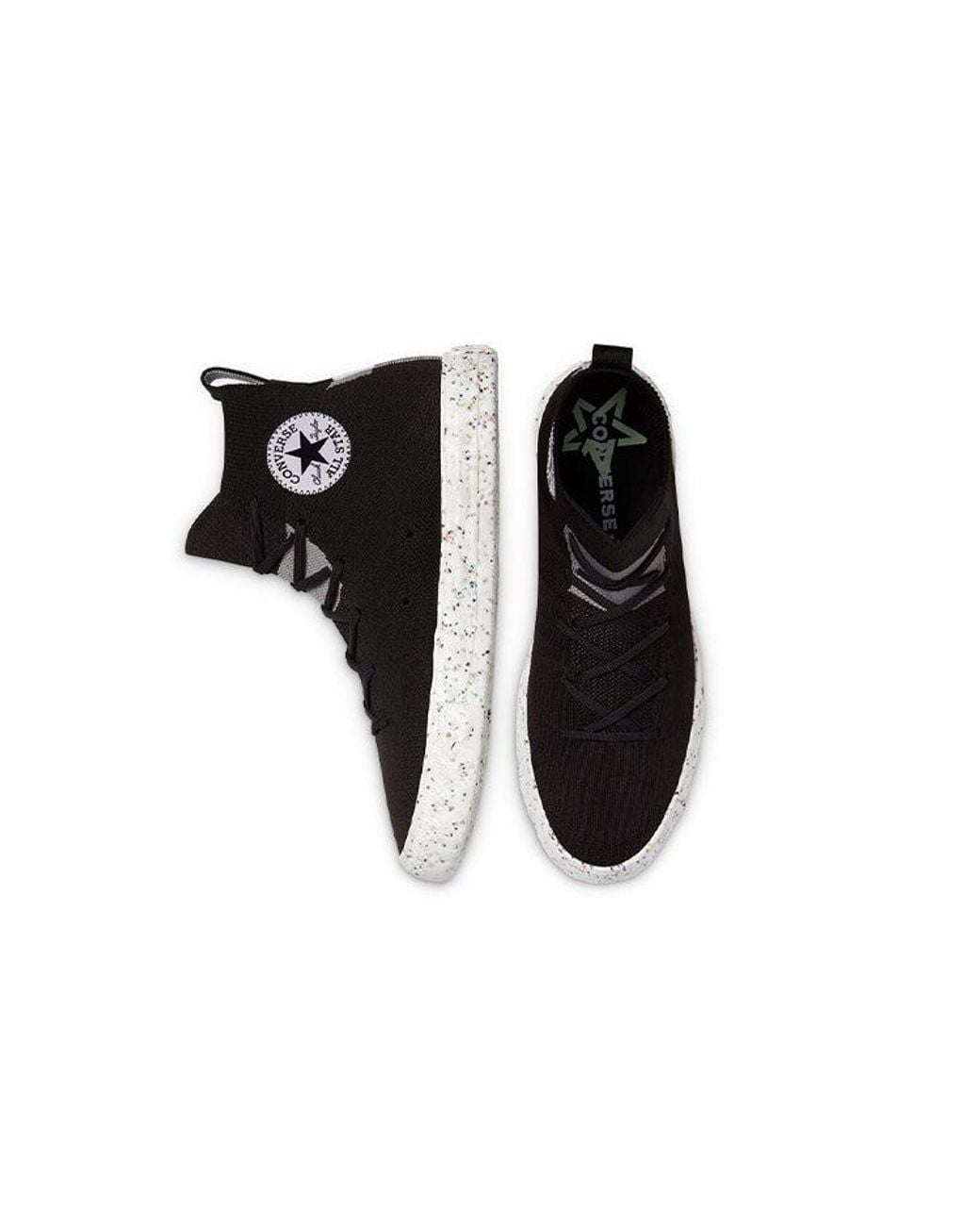 Converse Black Renew Chuck Taylor All Star Crater Knit High for men