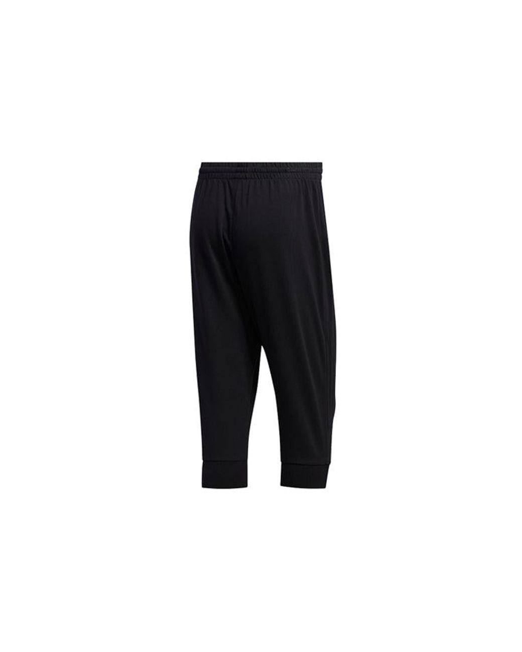 Adidas Black M E Lwft 34 Pnt Knit Sports Pants for men