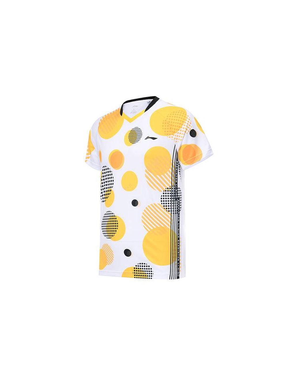 Li-ning Yellow Badminton Wear Game Shirt for men