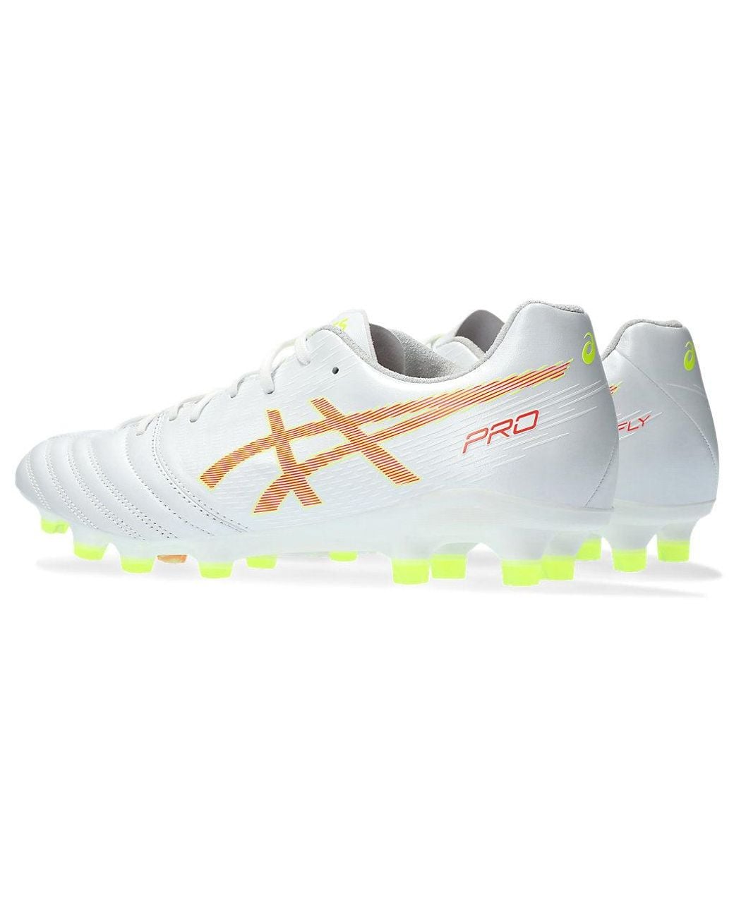 Asics White Ds Light X-Fly Pro 2 Flash Coral' for men