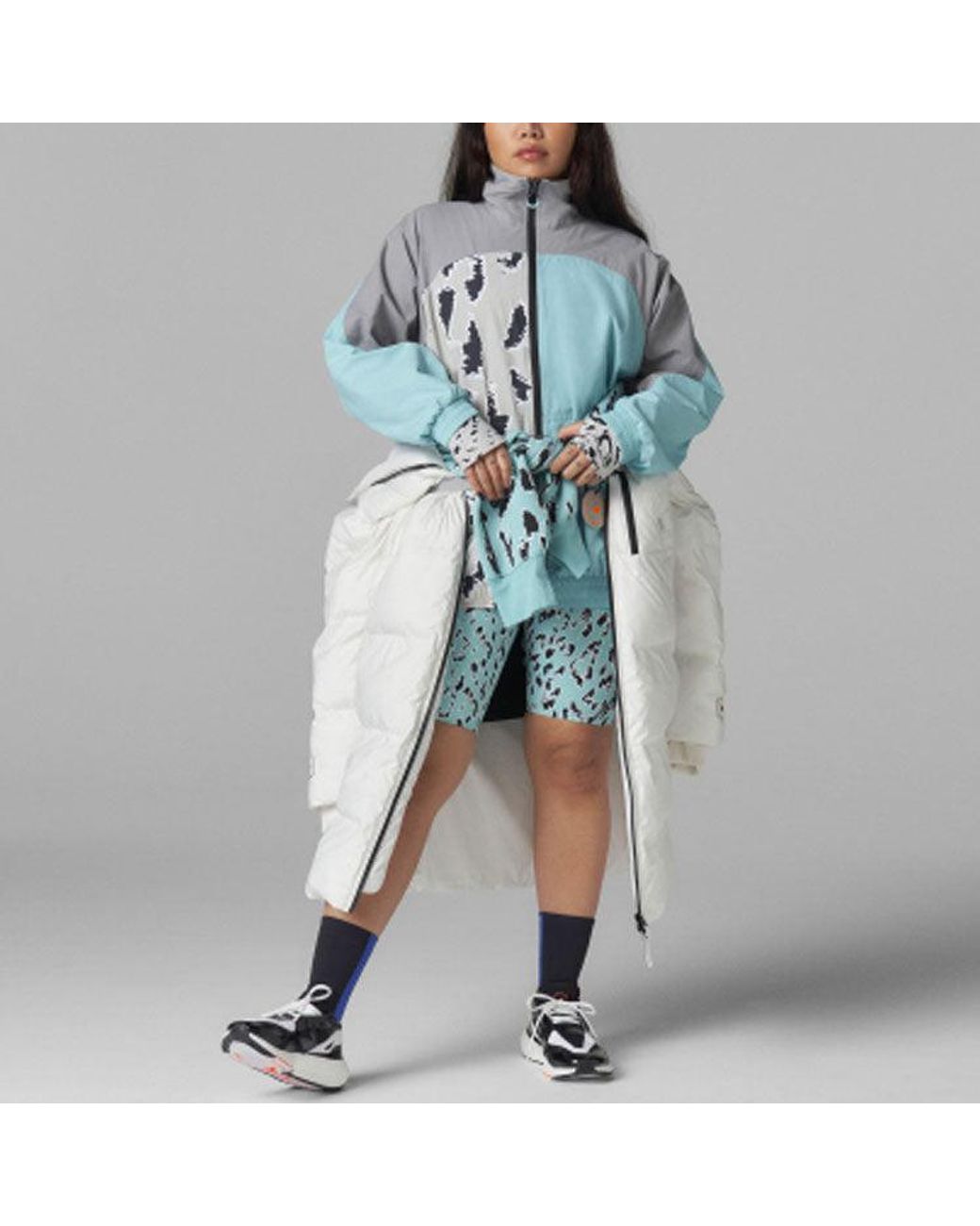 Adidas Blue (Wmns) Sports Jacket Long Sleeves
