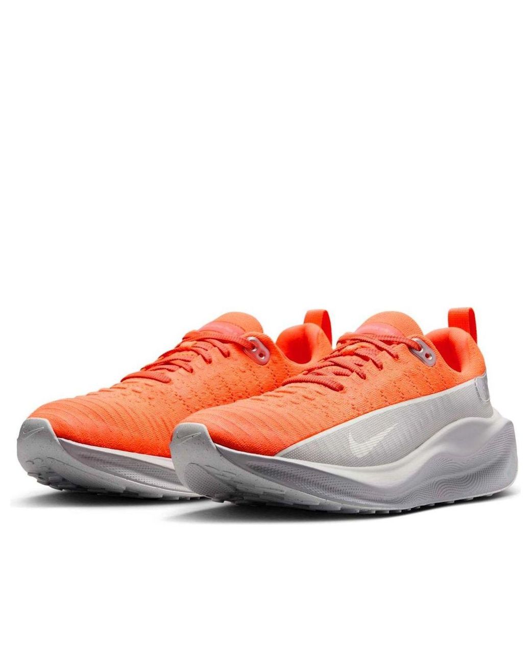 Nike Gray Reactx Infinity Run 4 Prm 'Hyper Crimson Light' for men