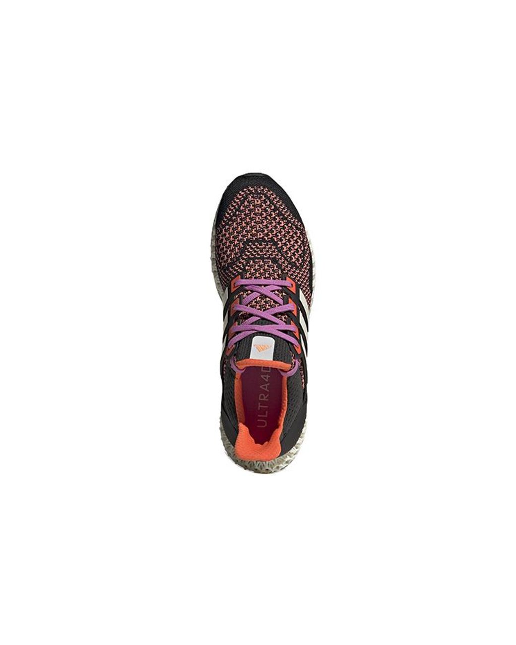 Adidas Brown Ultra 4D Running Shoes 'Zero Metalic' for men