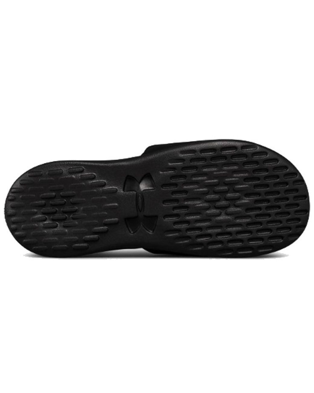 Under Armour Black Playmaker Fixed Strap Slippers for men