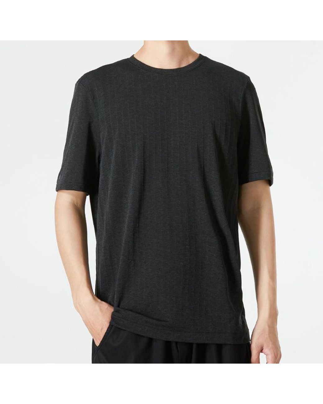 Under Armour Black Rush Seamless Short Sleeve for men