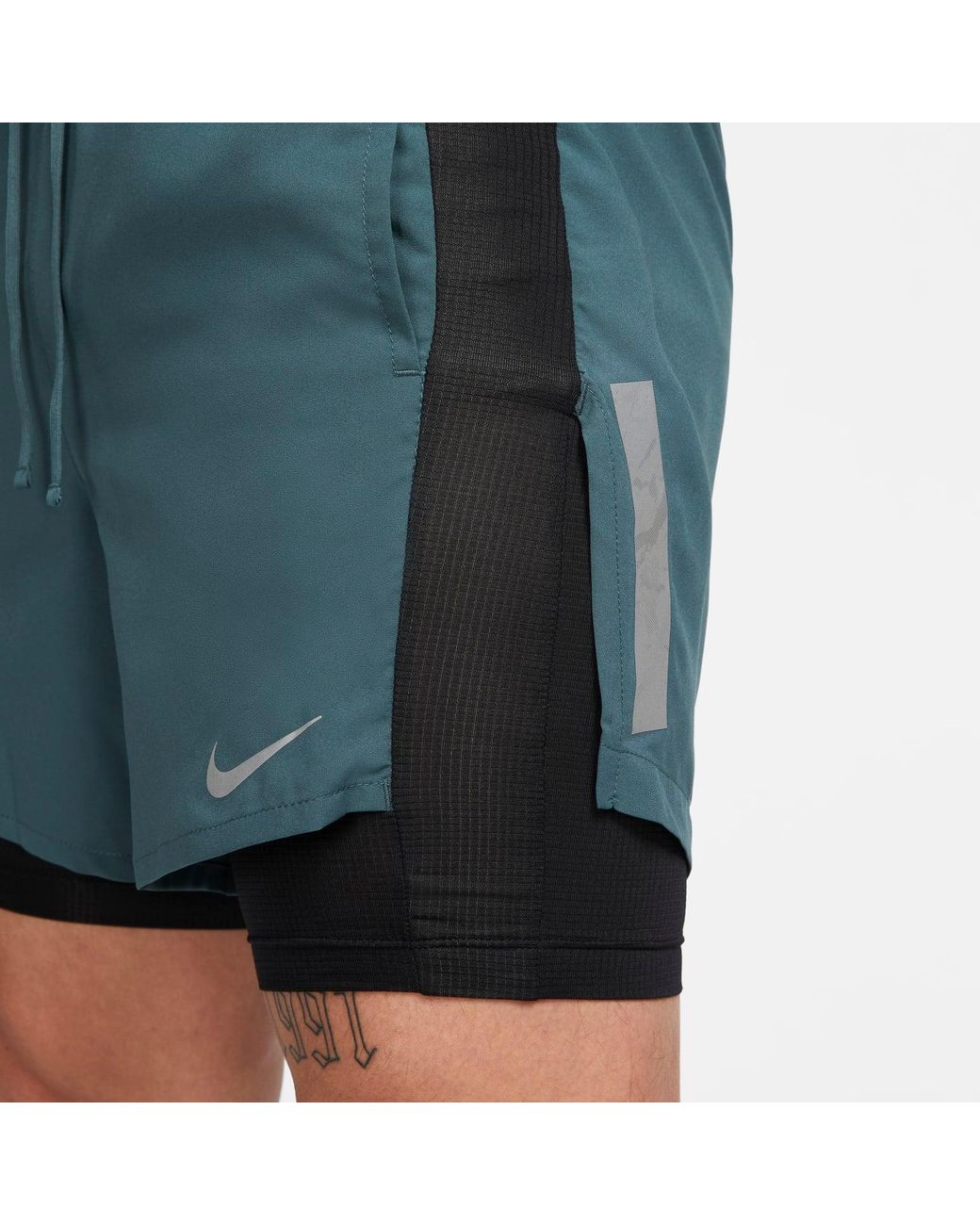 Nike Blue Dri-Fit Run Division Stride Running Shorts 'Dark' for men