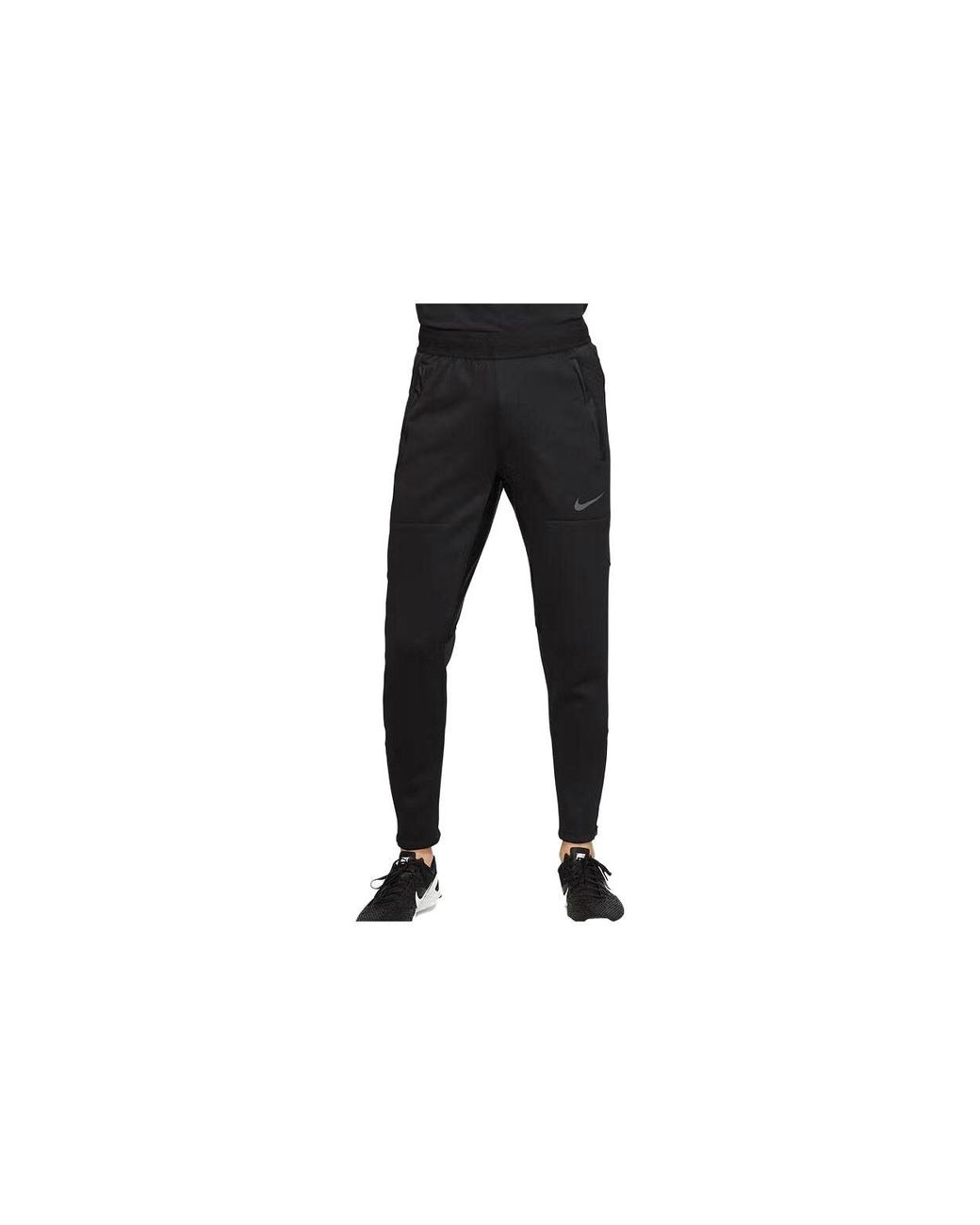 Nike Blue Therma Stay Warm Sports Training Long Pants for men