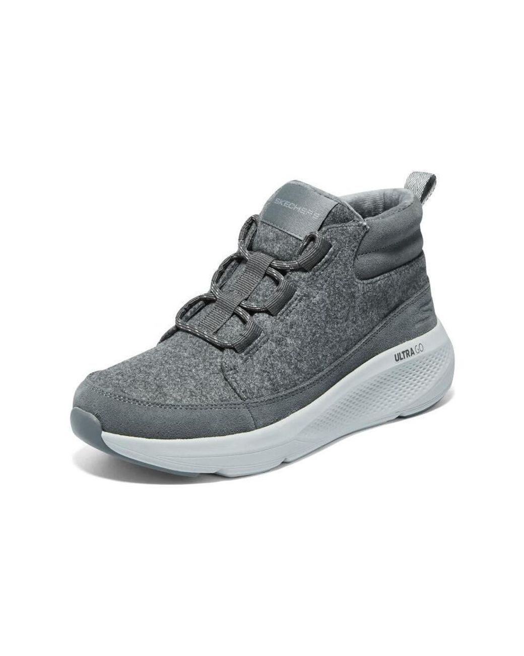 Skechers Gray (Wmns) Ultra Go Shoes