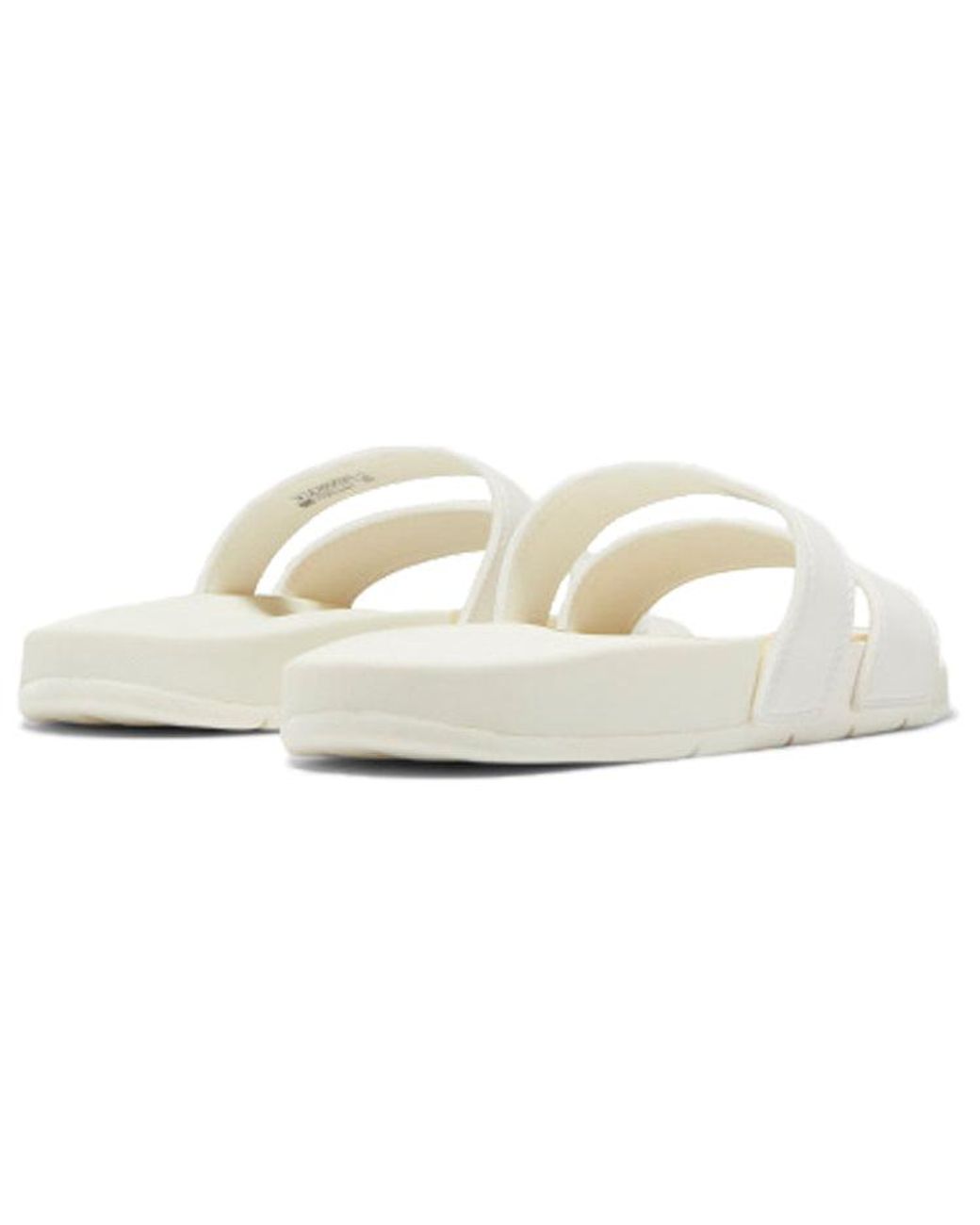Reebok White Ds Comfort Slide Slippers