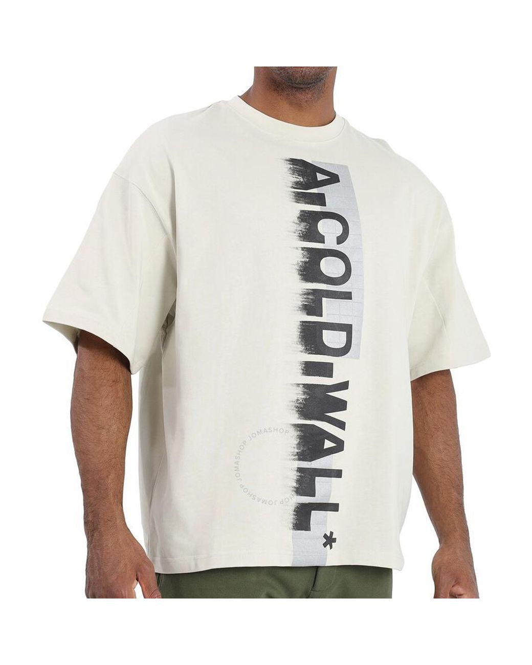 A_COLD_WALL* White Brushed Logo T-Shirt for men