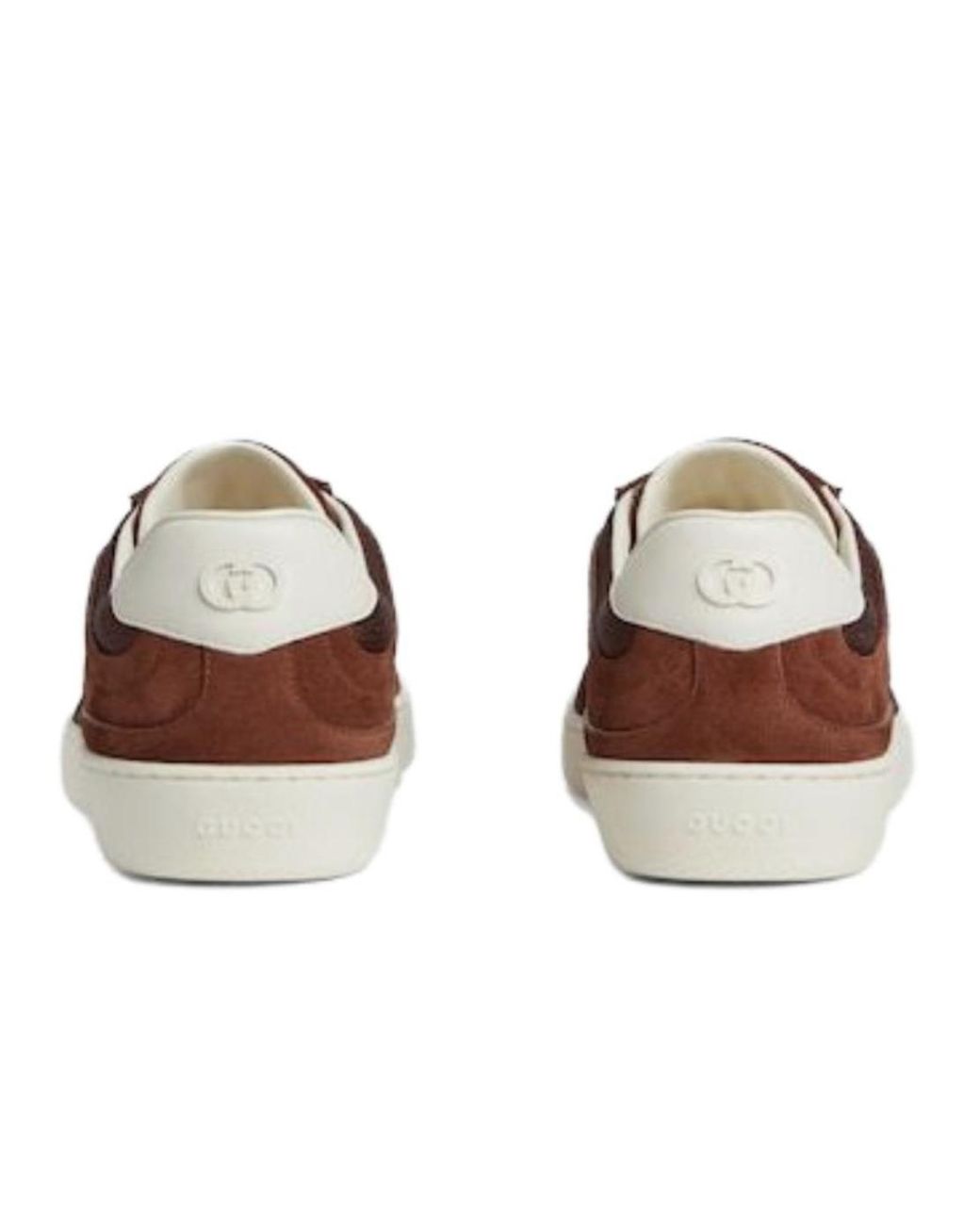 Gucci Brown Interlocking Suede for men