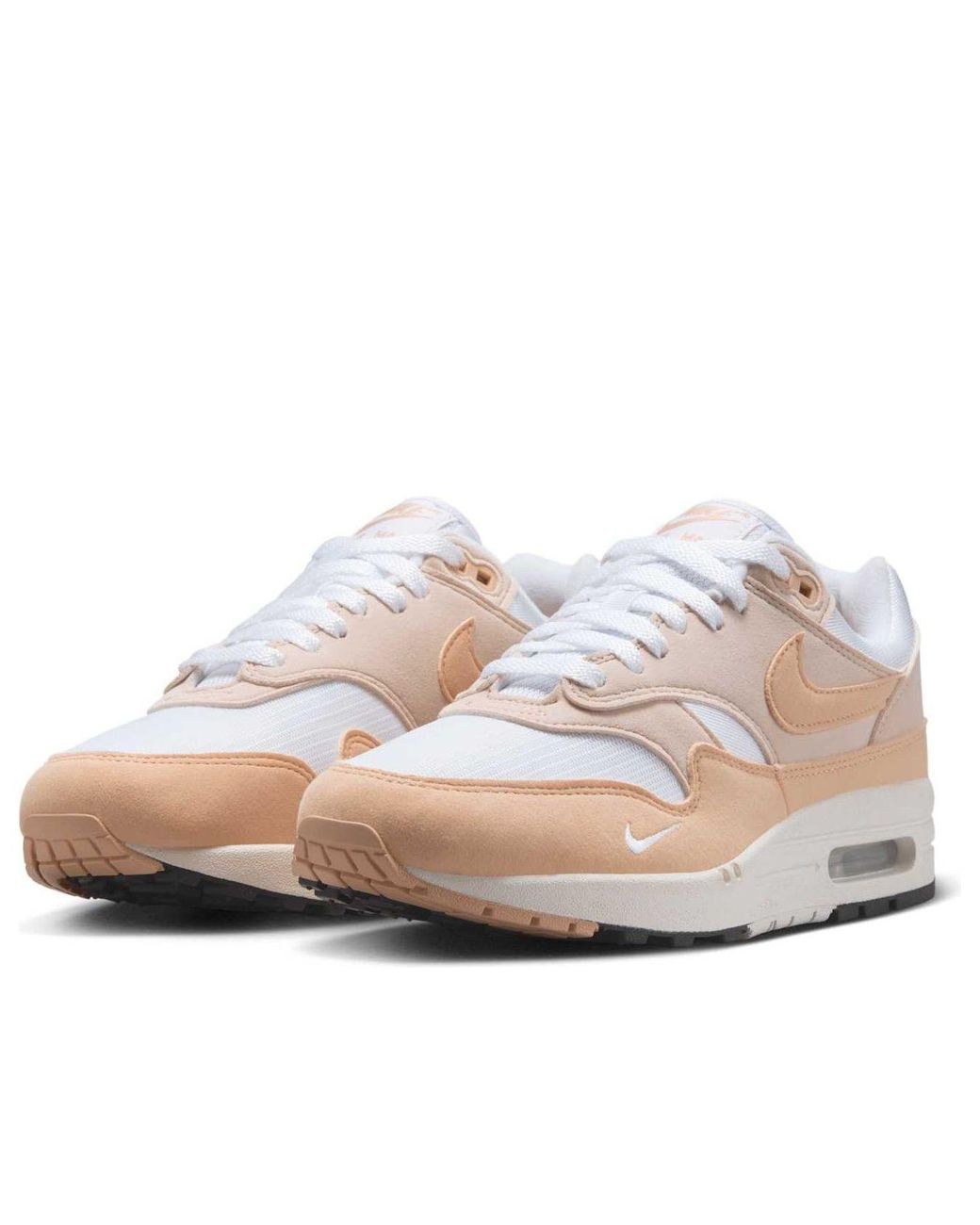 Nike White (Wmns) Air Max 1 '87 Textile 'Light Orewood'